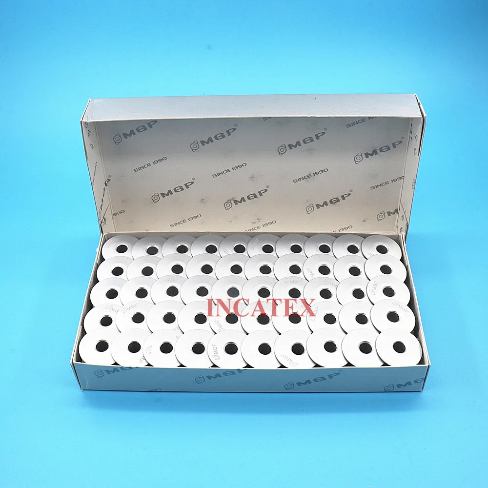 

100 шт. алюминиевые бобины MGP Jumbo 1,6 раз для Tajima Barudan SWF Toyota Happy Melco Feiya ZGM, китайские вышивальные машины