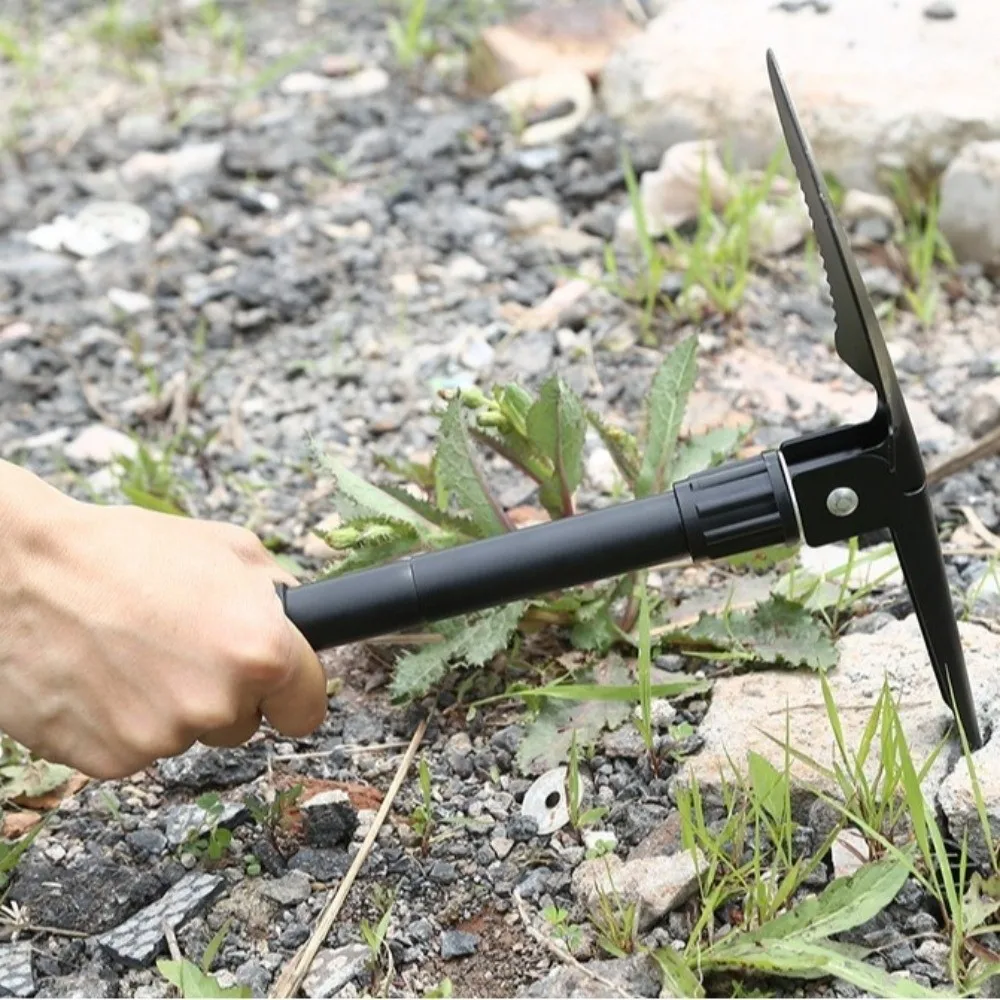 Multi-functional Folding Shovel Thickened with Storage Bag Portable Shovel High Carbon Steel Truck Mounted Shovel Camping Use