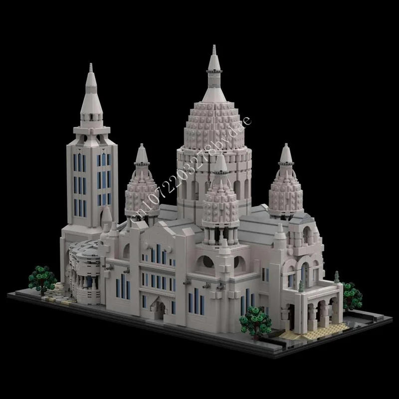 4027PCS Sacré-Cœur Basilica MOC Creative street view Model Building Block Architecture DIY Education Assembly Holiday Model Toys