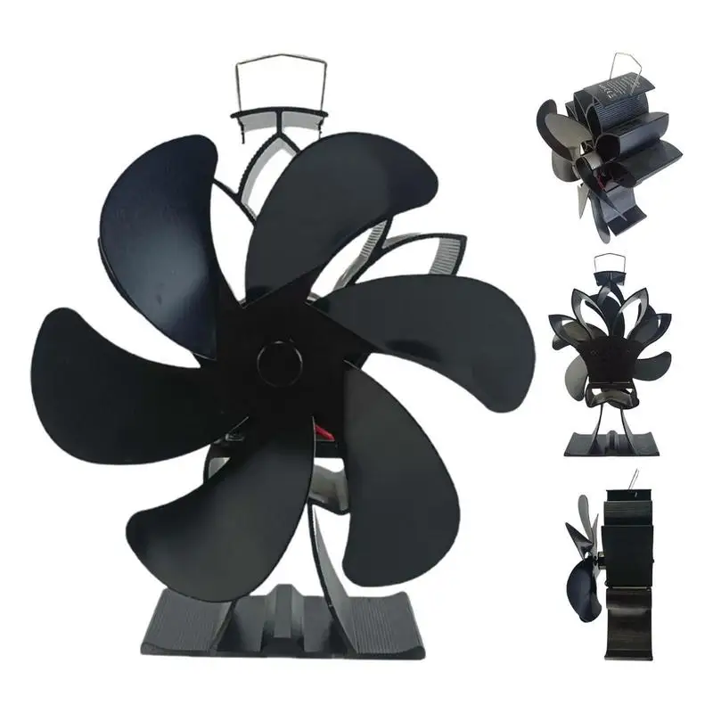 Heat Powered Wood Stove Fan Silent Heat Powered Fan Thermal Fan Fireplace Fan Circulating Warm Air Heat Distribution Fan For