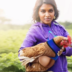 قابل للتعديل الدجاج والبط طوق مريحة وتنفس صغيرة الحجم الأليفة سترة الدجاج بطة أوزة التدريب المشي لمسافات طويلة أعلى 8 مبيعات لطوق الدجاج - رقم 3