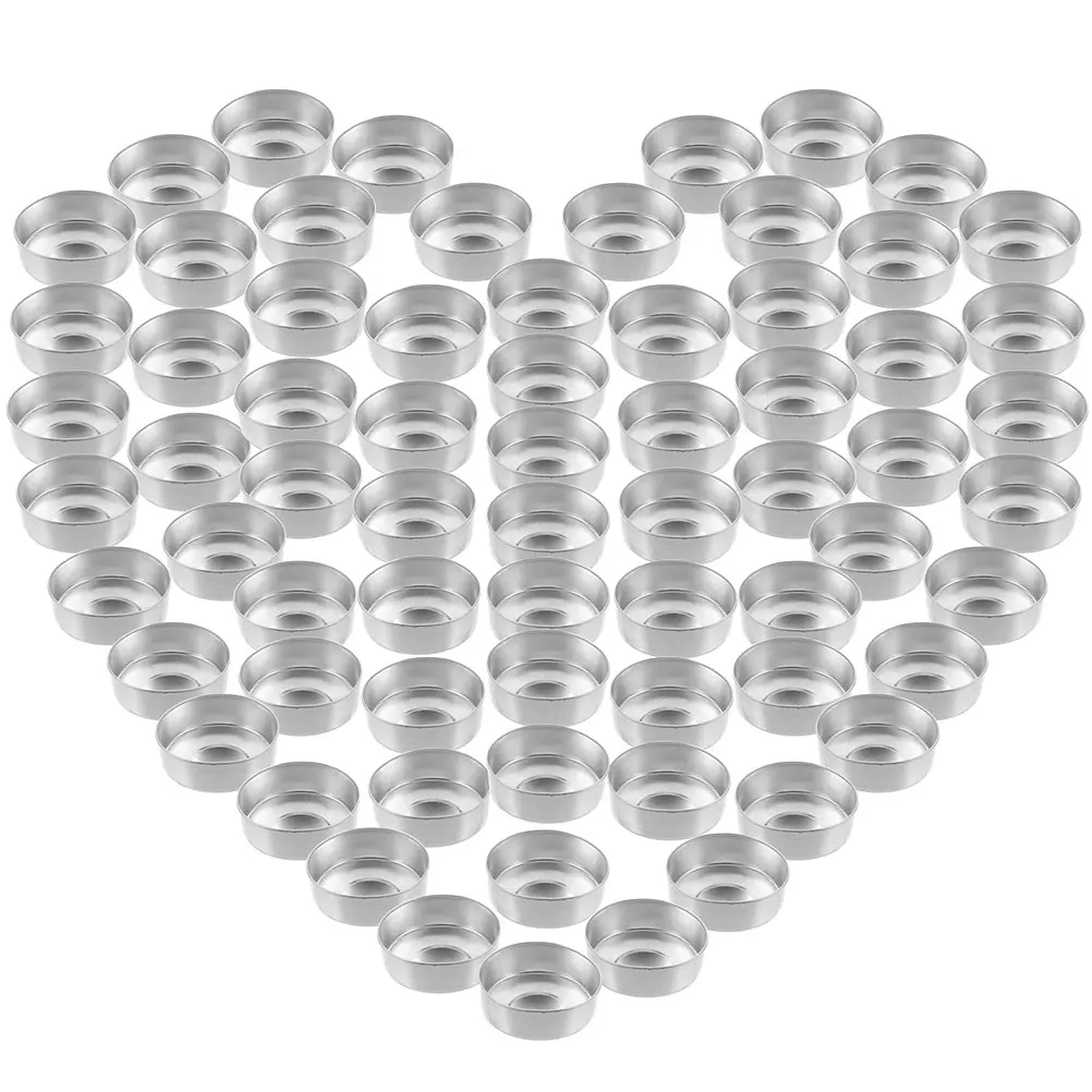 

250 Pcs Base Lights Tins Tea Aluminum Storage Jar Holder Cups Making Pot Travel