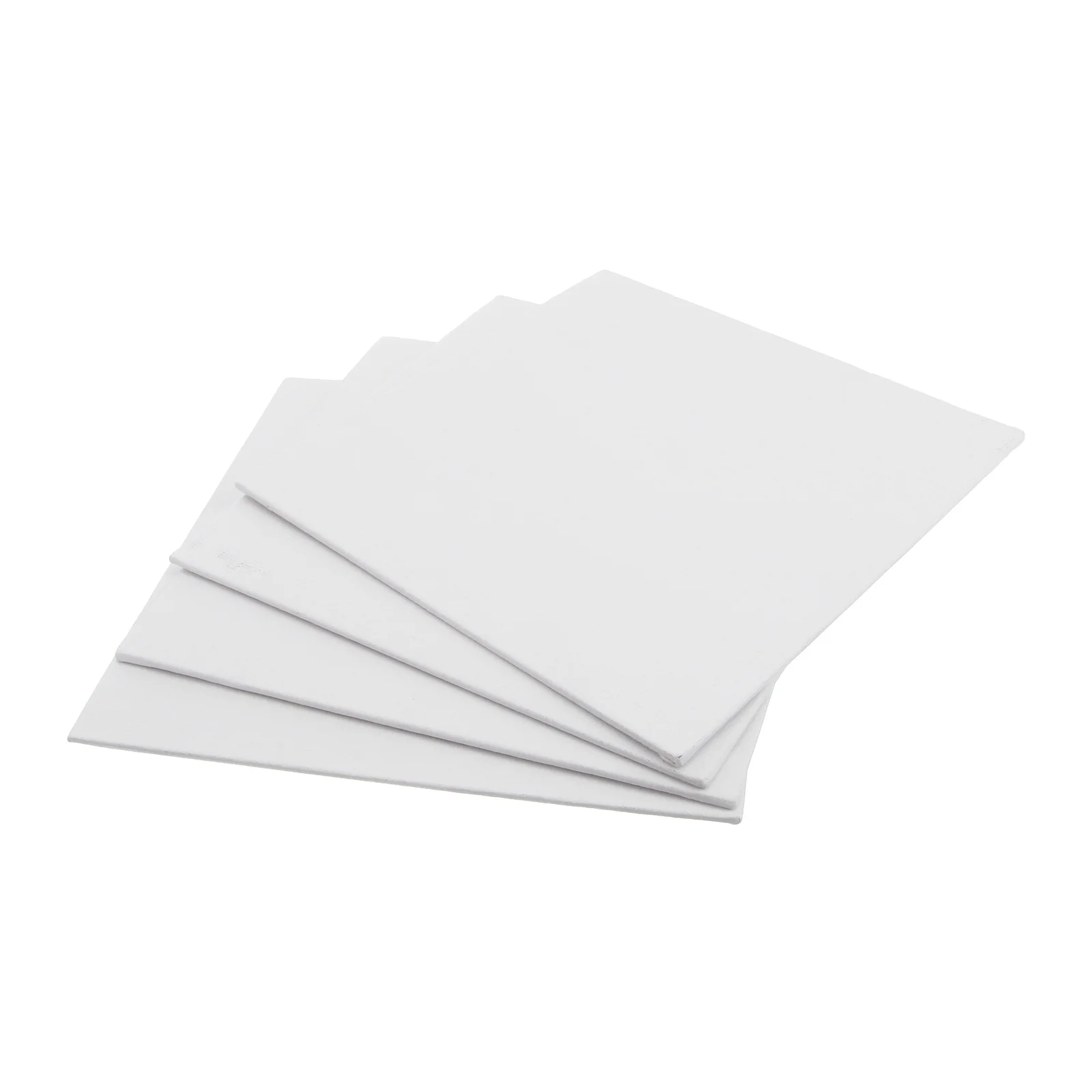 

4pcs Panels 20X20Cm Oil Painting Board Archival Quality Non-Acidic Art Canvas Boards For Acrylic Tempera Artist Canvas Sketching