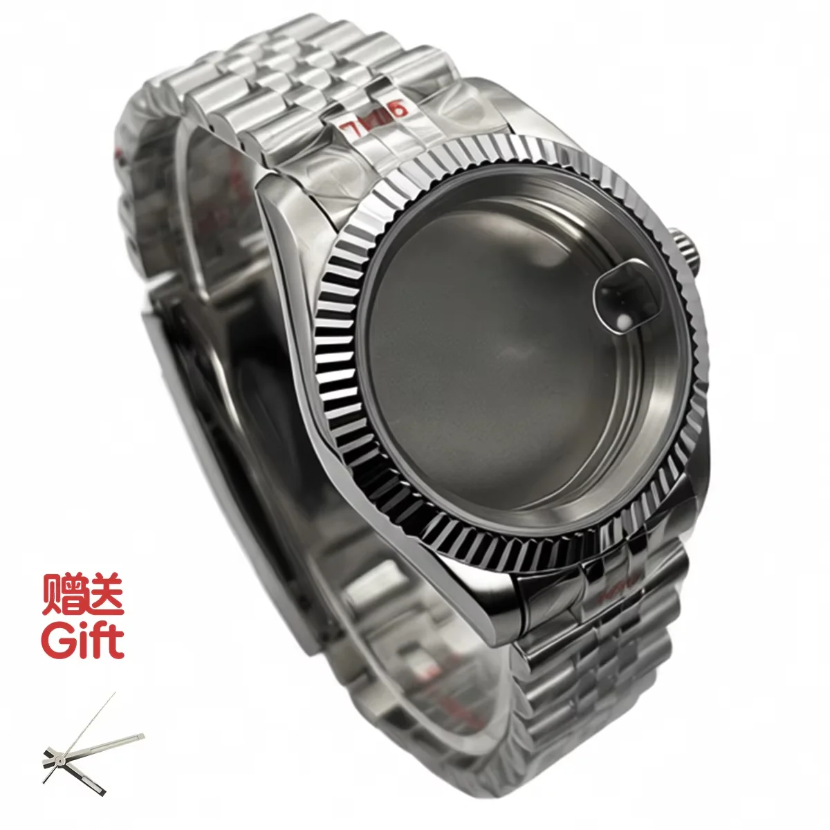 NH35 Case for SK DJ Replacement Part, Fluted Bezel