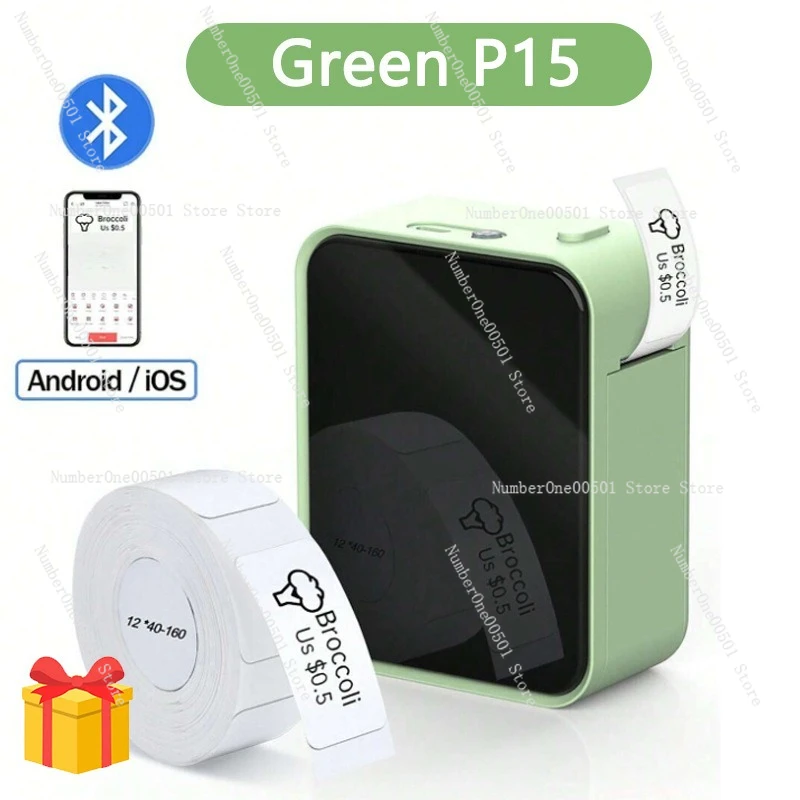 

P15 Portable Handheld Bluetooth Price Tag Printer for Home Use