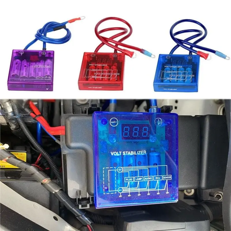 Universal Digital Voltage Stabilizer Electronic Rectifier For Car Engine For Auto Performance