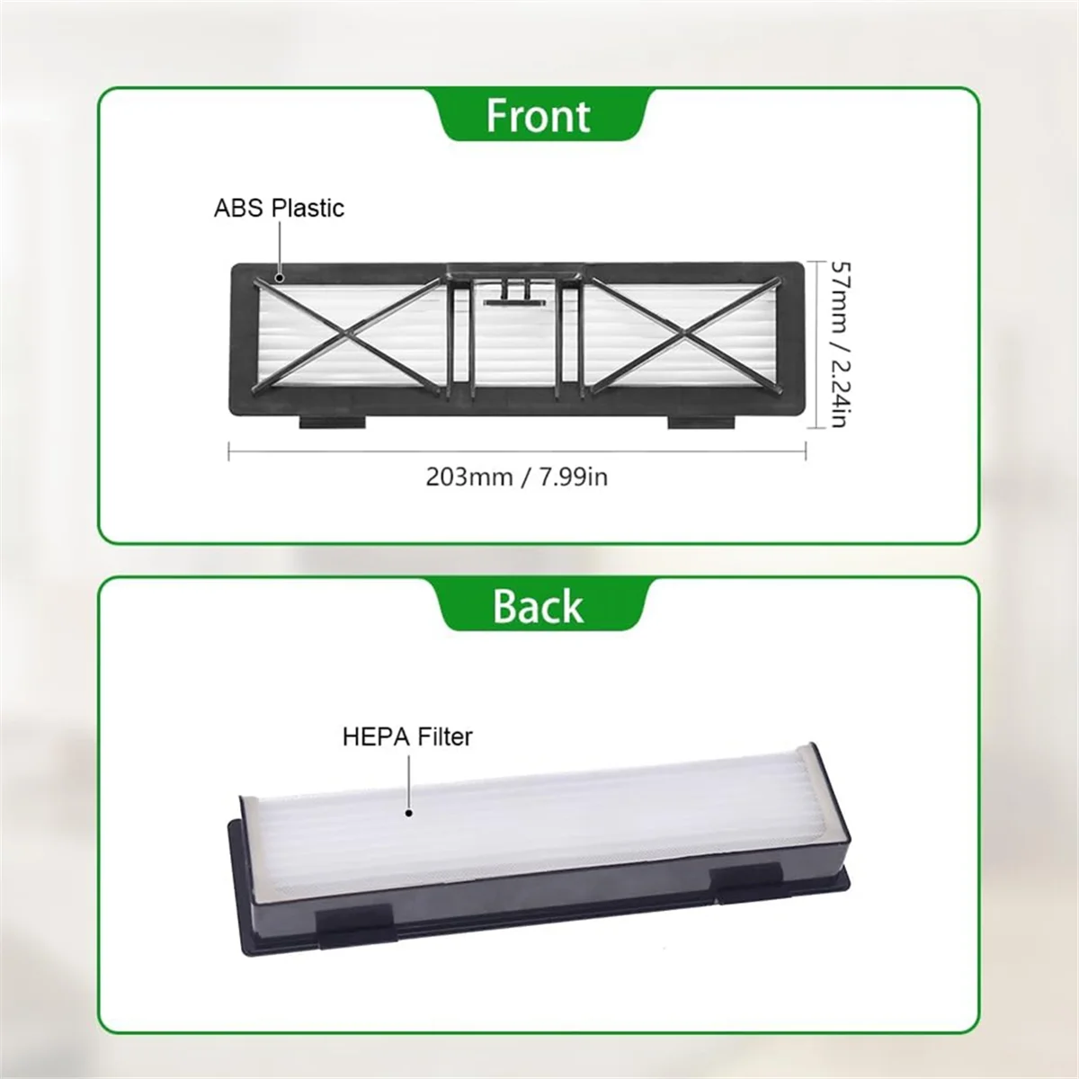 Запасные части фильтра, подходящие для деталей пылесоса Neato Botvac D Series D3 D5 70e, 75, 80, D80 85, D70 — A19G