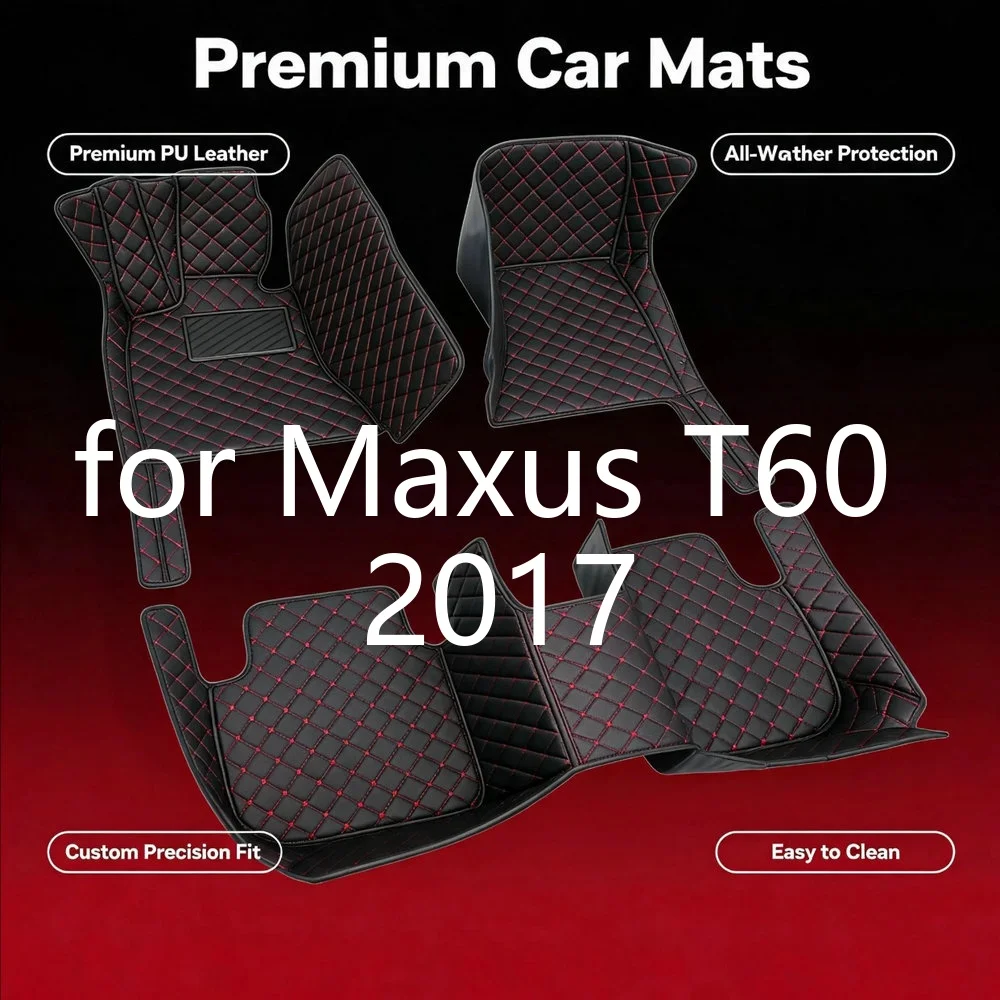 Premium Vollflächige Autofußmatten für Maxus T60 2017-heute 5-Sitzer PU-Leder Wasserdicht Rutschfest Allwetterschutz Auto-Innenraum-Bodenschutz 9604