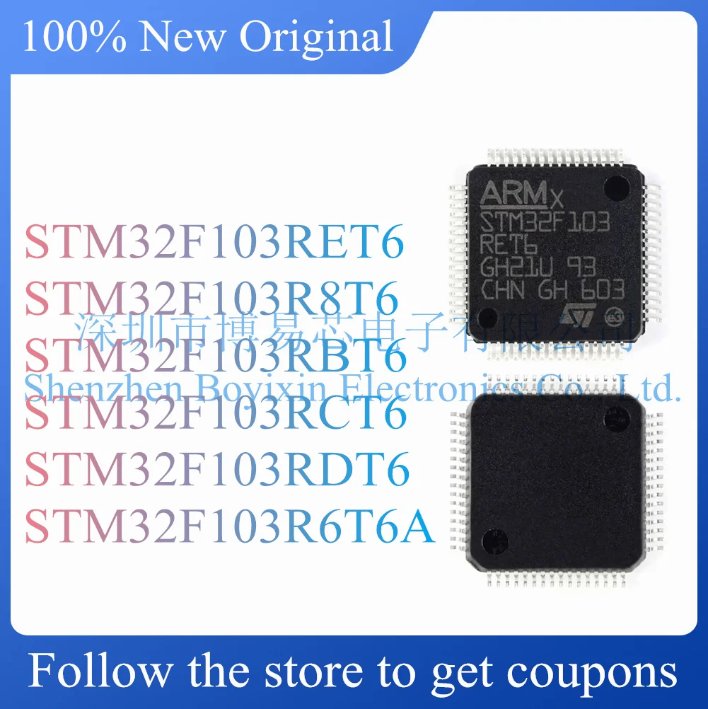 NEW STM32F103RET6 STM32F103R8T6 STM32F103RBT6 STM32F103RCT6 STM32F103RDT6 STM32F103R6T6A Original Product