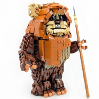 1010pcs Star Battle Wicket the Ewok Jungle Warrior Sentinel Wars 75430 Building Blocks Puzzle Model Toys Birthday Christmas Gift