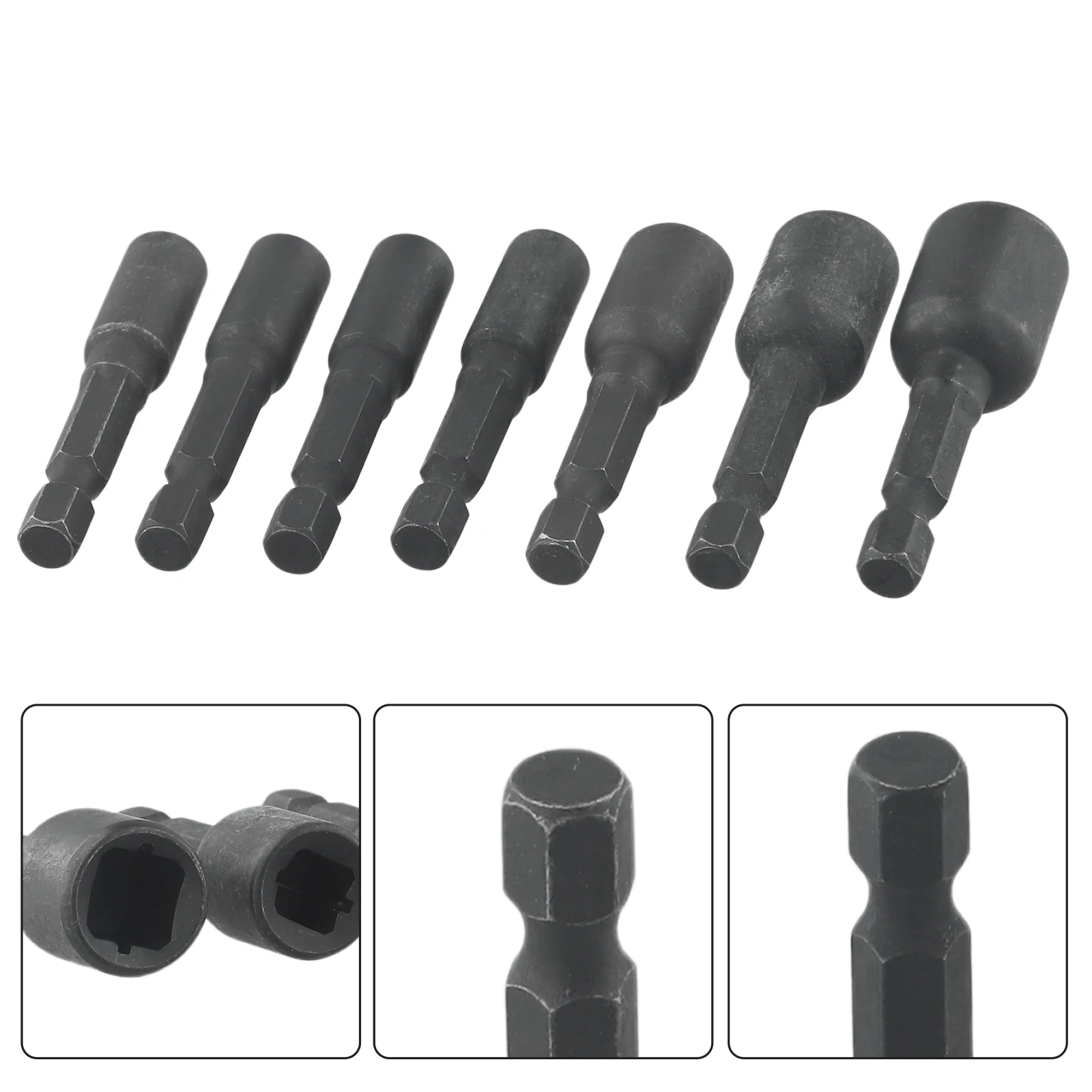 1pc M4-M14 Tap Die Socket Adapter 1/4'' Hex Shank Machine Screw Metric Plug Threading Tool For Electric Drill