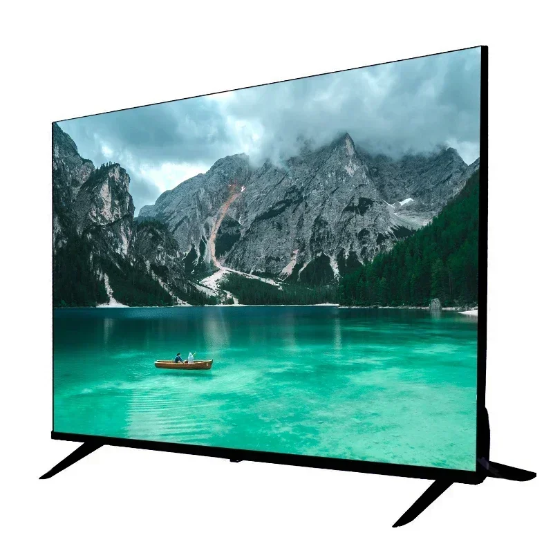 تلفزيون LED ذو شاشة مسطحة عادية تقبل تلفزيون أندرويد 4K مخصص تلفزيون ذكي 24 بوصة