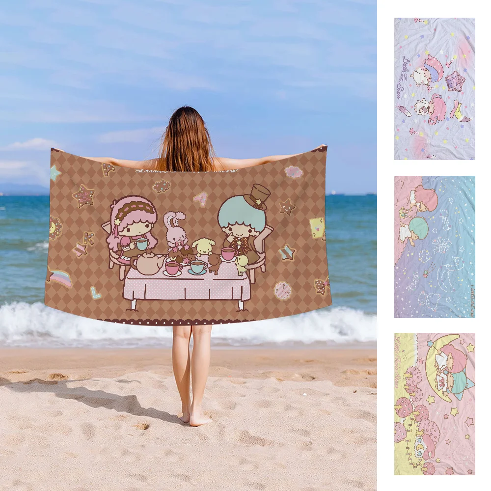 

L-LittleS T-Twin S-StarsBig Microfiber Beach Towels Quick Dry Towel Sand Beach Towels Pool Towel for Travel Swim Pool Yoga