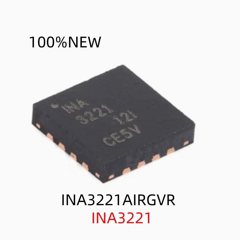 (10Pcs) 100% New Ina3221Airgvr Ina3221 3221 Qfn-16 Voltage Monitor Chip Ic
