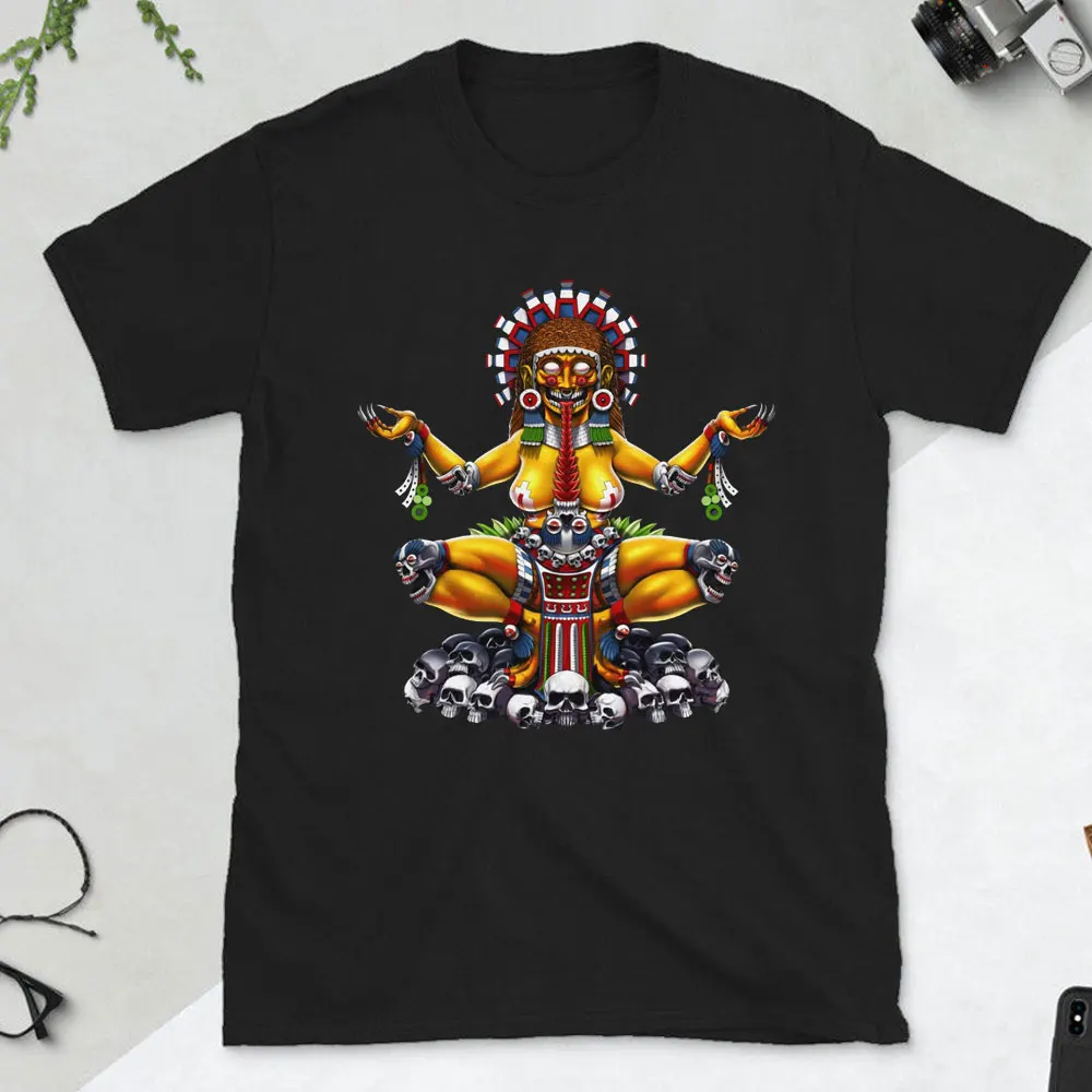 Quetzalcoatl Mexican Tshirt Aztec Art Print Aztec Tee Mexican Shirt Men Mexico Cotton Shirts Mexican Themed Gifts Mexicanas tops