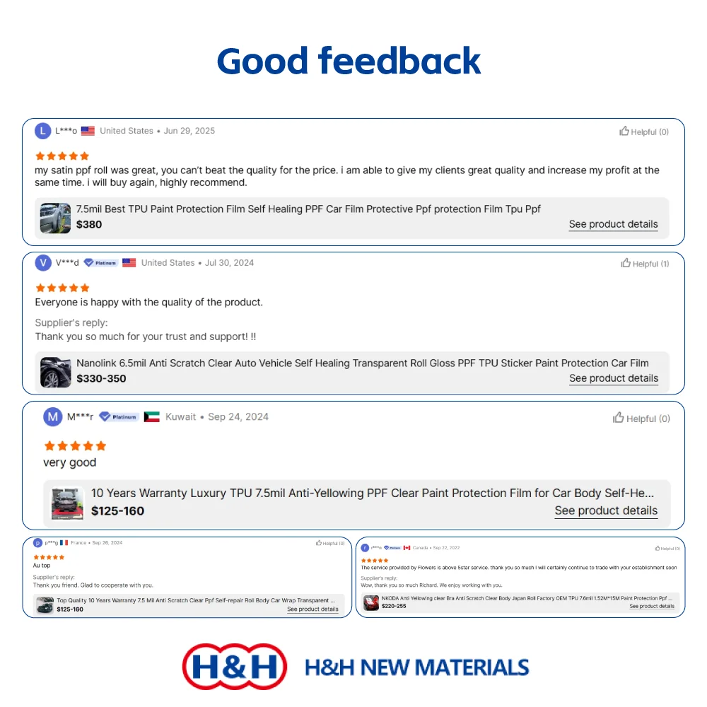 7.5Mil zelfherstellende anti-kras kleurrijke kleurverandering autolakbescherming auto vinyl wrap kleur TPU PPP-film