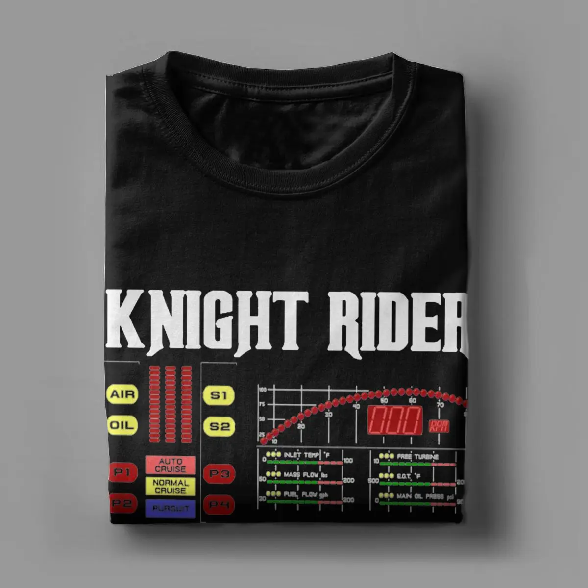 Knight Rider KITT Active T-Shirts Men Women Novelty Pure Cotton Tees O Neck Short Sleeve T Shirt Plus Size Clothes - view 5