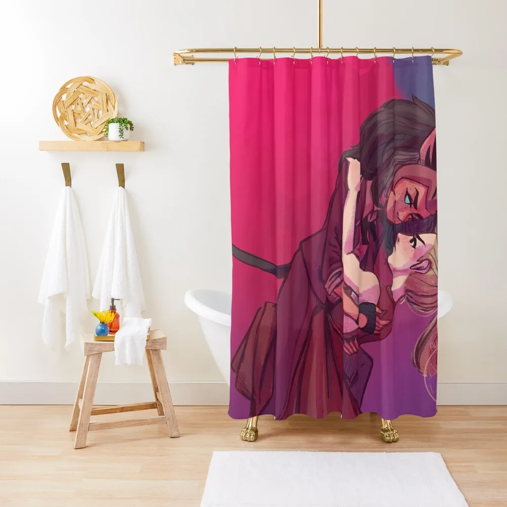 

Catradora - Ball scene Shower Curtain Toilet Accessories Bathroom Shower Bath Curtain