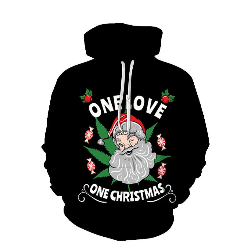 Xmas 3D Printed Christmas 2024 Snowman Hoodies For Men's Sweatshirt Casual Fashion Y2K New Year Pullover Clothes Men Clothing