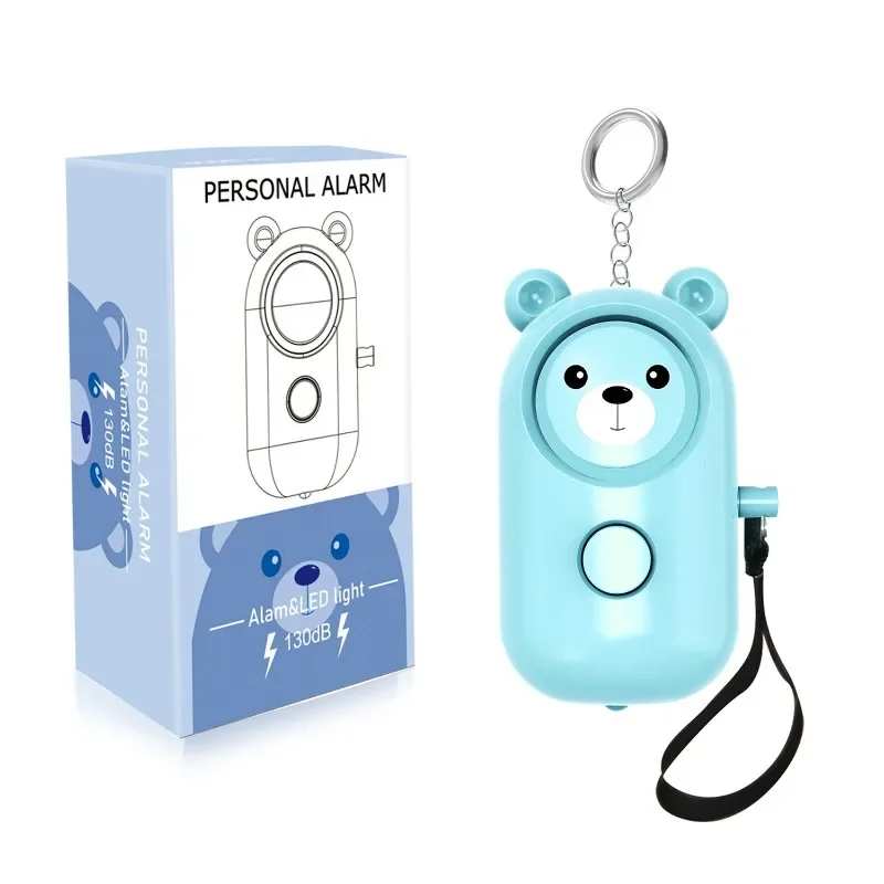 Self Defense Alarm 130dB Anti-wolf Girl Child Women Security Protect Alert Personal Safety Scream Loud Emergency Alarm Keychain