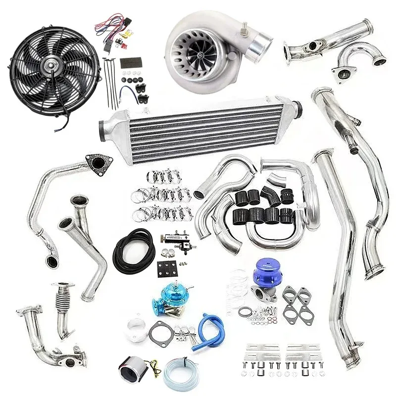 

GT35 Turbocharger Bolt-on TurboKit for 03-06 350Z Z33 G35 Coupe VQ35DE BK