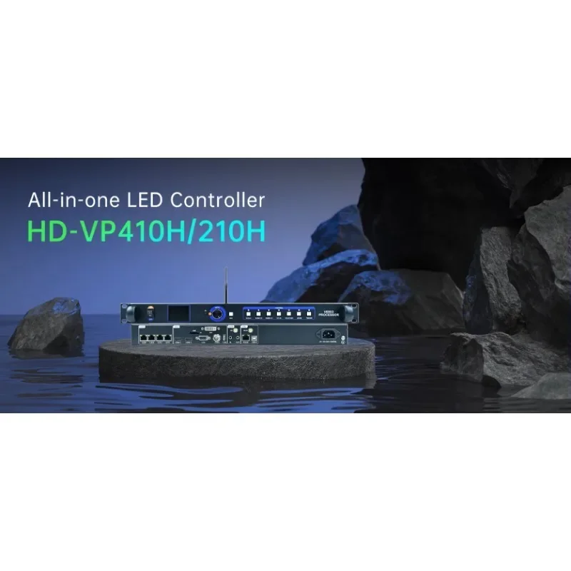 

Huidu VP410H LED Controller VP Series Huidu Control System With 4 RJ45 Outputs Similar As Novastar VX600 VX400 For LED Screen