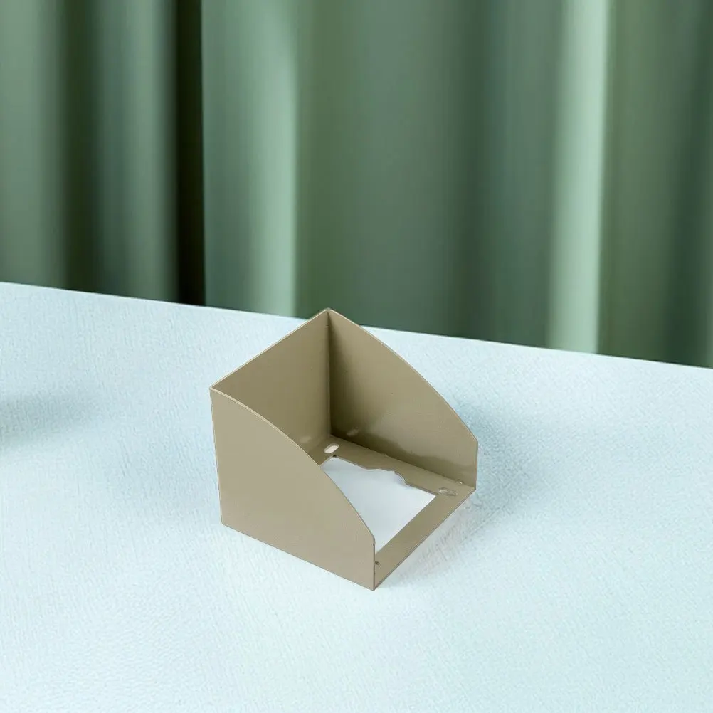 

2Pcs Waterproof Doorbell Switch Cover Outdoor Weatherproof Iron Socket Protector Rainproof Plug Box for Exterior Wall