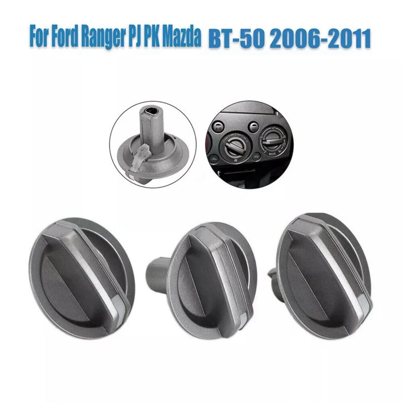 1Set Heater & A/C Fan Speed Control Knob Switch Fit For Ford Ranger PJ PK Mazda BT-50 UR56-61-195C