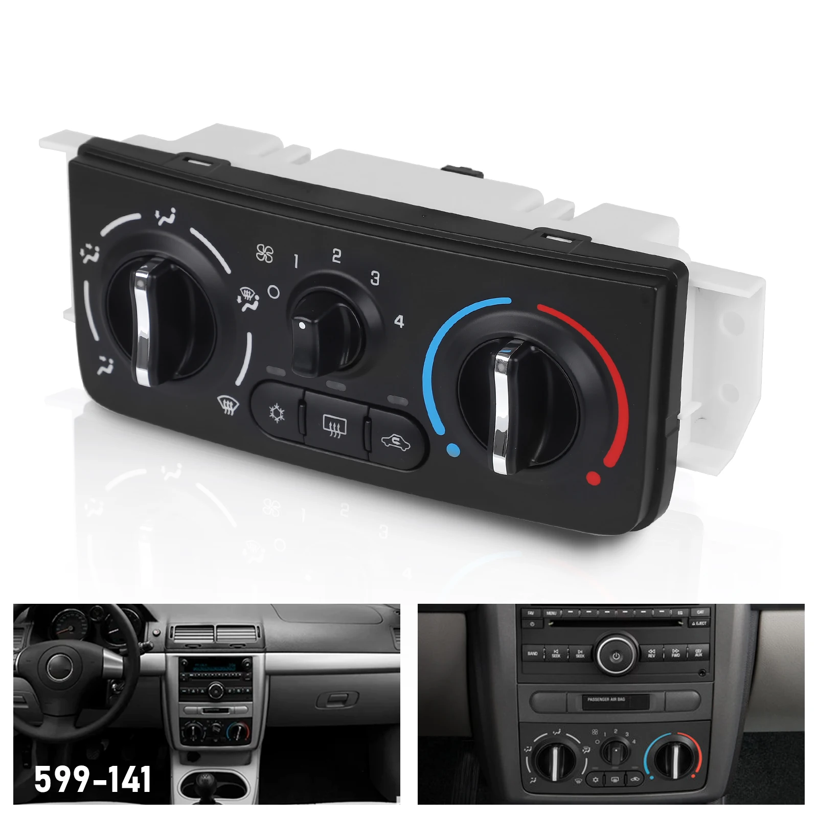 Temperature Control  A/C Heater Climate Control Panel Replacement parts 15213133 15217879  For Chevrolet Cobalt 05-10