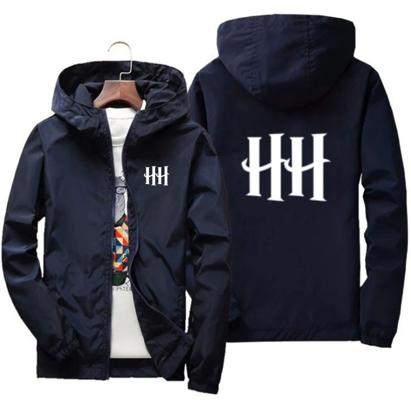 2025 nueva marca HH chaquetas de primavera otoño abrigos casuales de moda para hombres chaqueta de viento grande chaqueta Bomber militar hombres ropa al aire libre