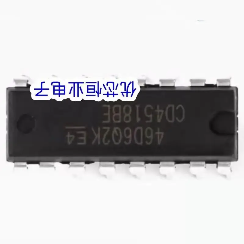 Counter dual 4-digit 16 pin DIP 100% brand new original chip in stock 10/50/100P CD4518BE CD4518 HEF4518BP HCF4518 for sale