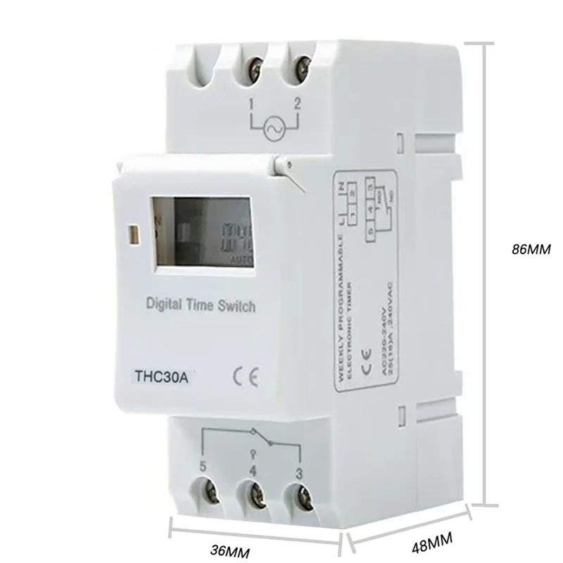 

Реле AC THC 30A, цифровое реле времени, реле для неоновых огней, оборудование для подвешивания и телевидения-Y41A