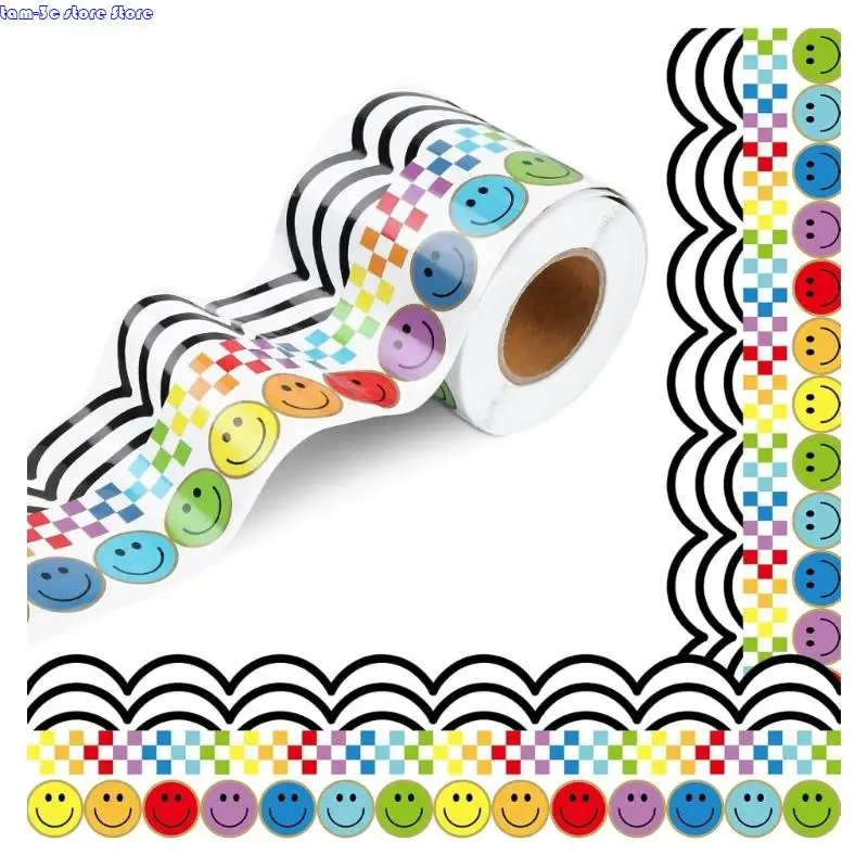 

D0UA Улыбающаяся лицо границы наклейка на стенах 32,8 фута