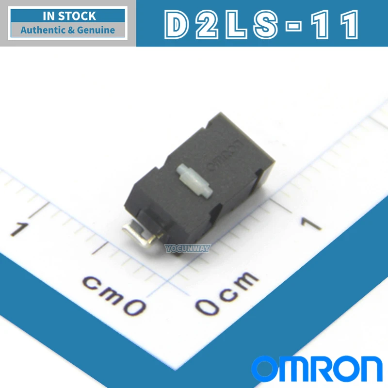 Sakelar mikro OMRON Jepang asli baru D2LS-21 D2LS-11 sakelar Mouse Game titik biru untuk di mana saja MX Logitech M905 G903