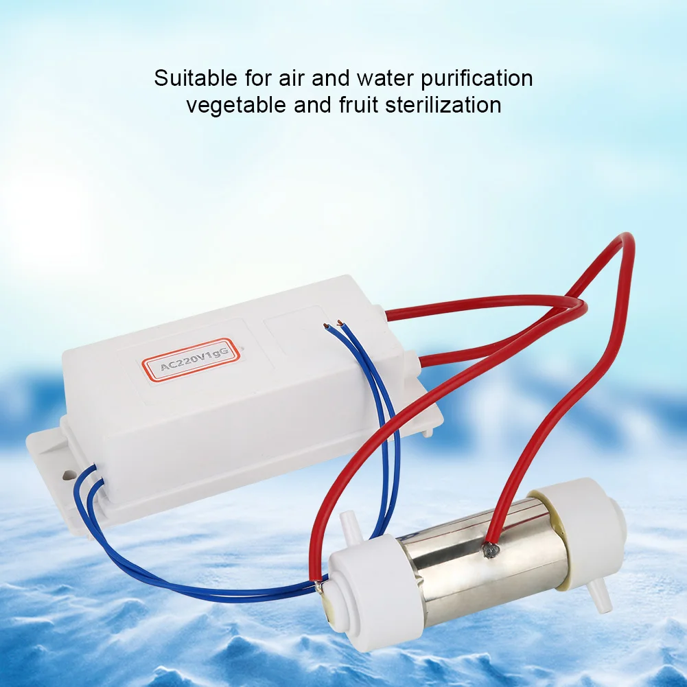 

Ozone Generator, 8L/Min Air Purifier, Water Ozone Purifier Sterilize Fruits and Vegetables Safely - 8L/min Output