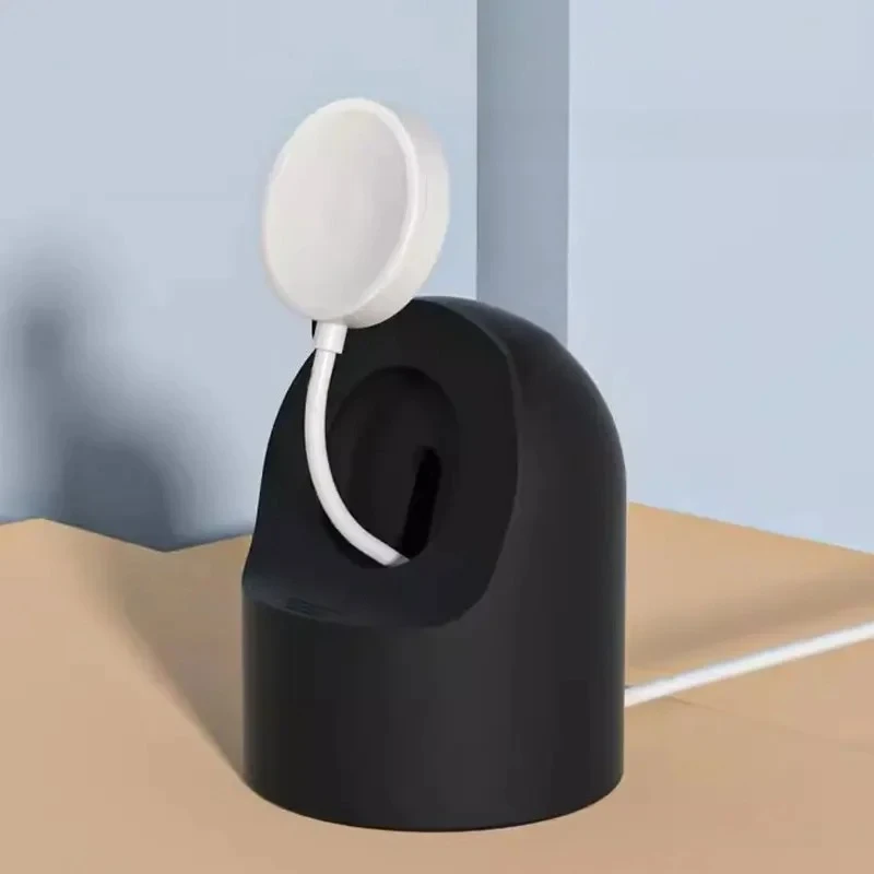 Charger Stand For Apple Watch Series Ultra/8/SE2/7/6/SE/4/3 49mm/45mm/44mm/42mm/41mm/40mm/38mm Durable Silicone Nightstand Mode
