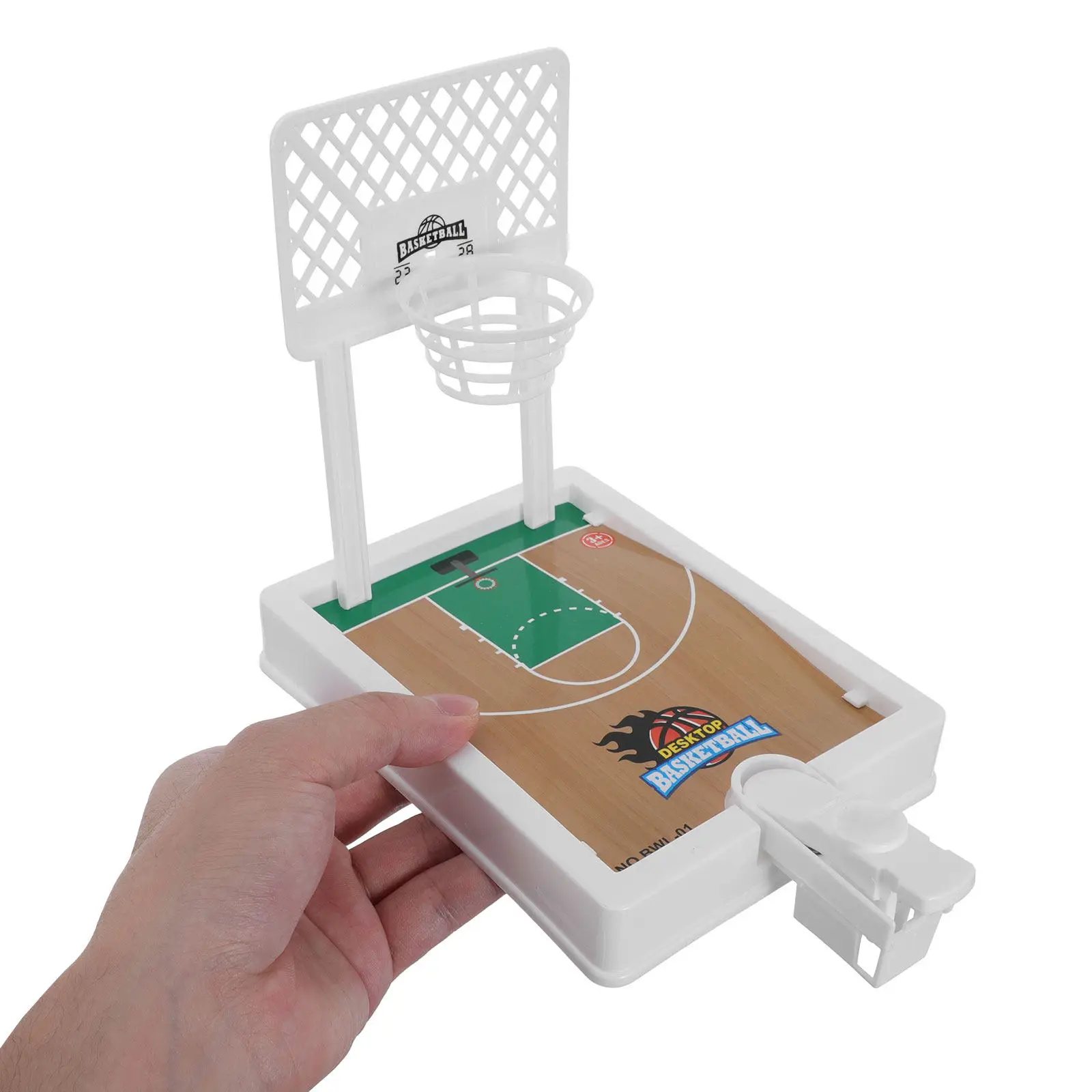 

1 Set Mini Desk Basketball Hoop Compact Dual Shooter Interactive Finger Shoot Desktop Game for Kids Stress Relief Office