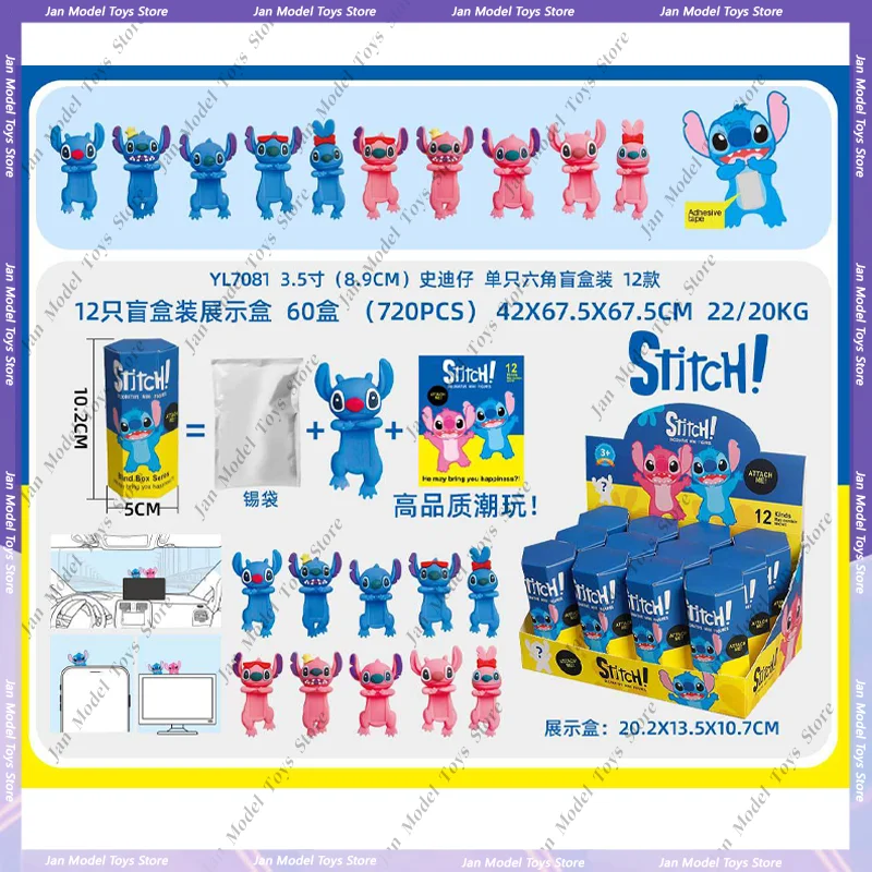 NEW Sonny Angel Stitch Anime Blind Box Party Angel Surprise Mysterious Box Figures Doll Model Christmas Gift Kid Motherland Toys