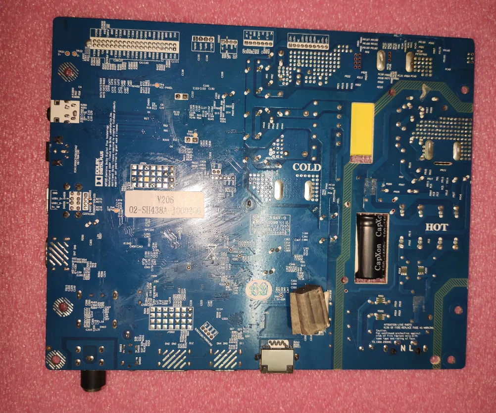 ¡Envío gratis! Placa base de TV CV638H-E42 3MS638AU, tres en uno, bien probada