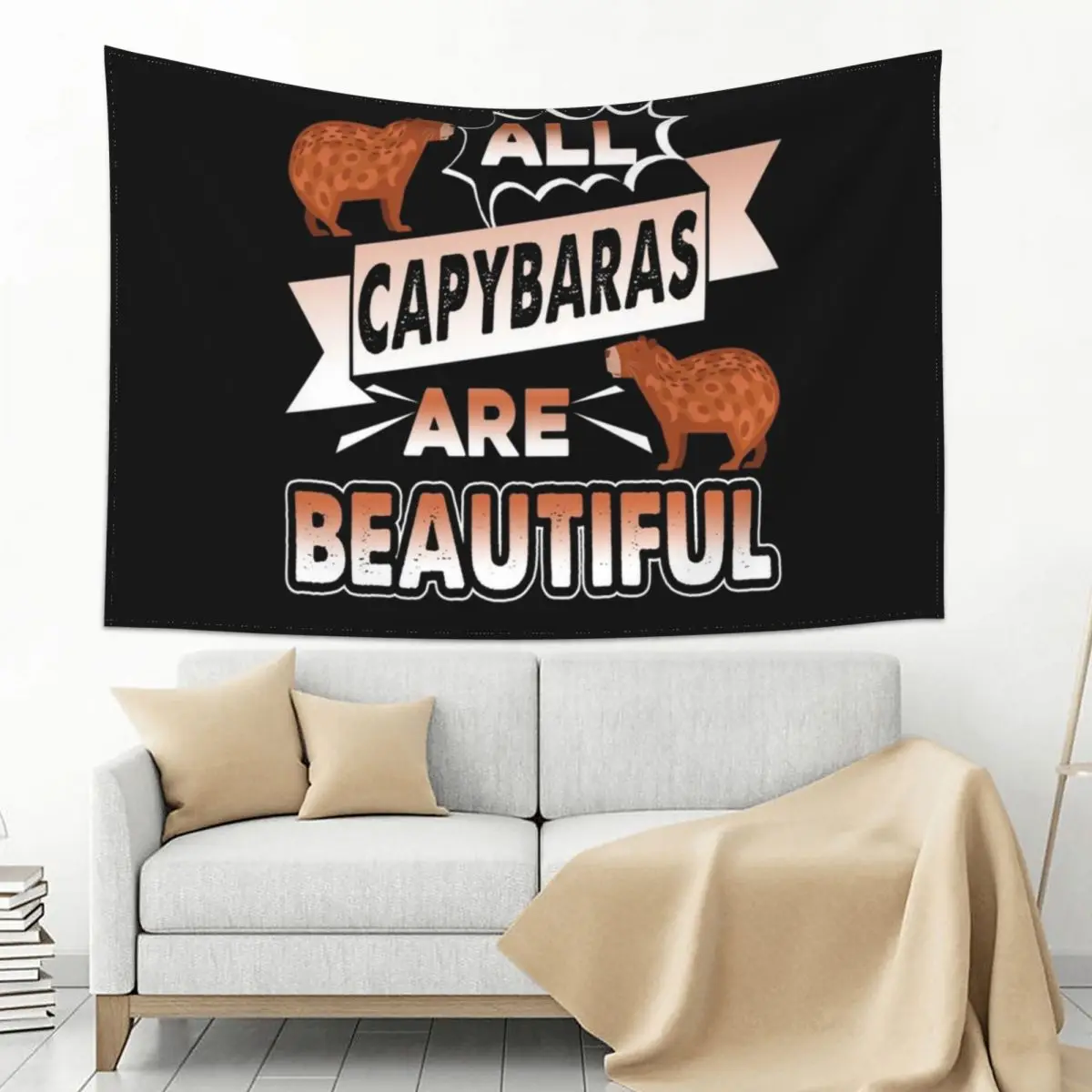 

All Capybaras Are Beautiful Tapestry