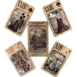 Lothrop Lenormand Karty Wyroczni Impreza rekreacyjna Gra stołowa Wróżenie Proroctwo Talia Tarota