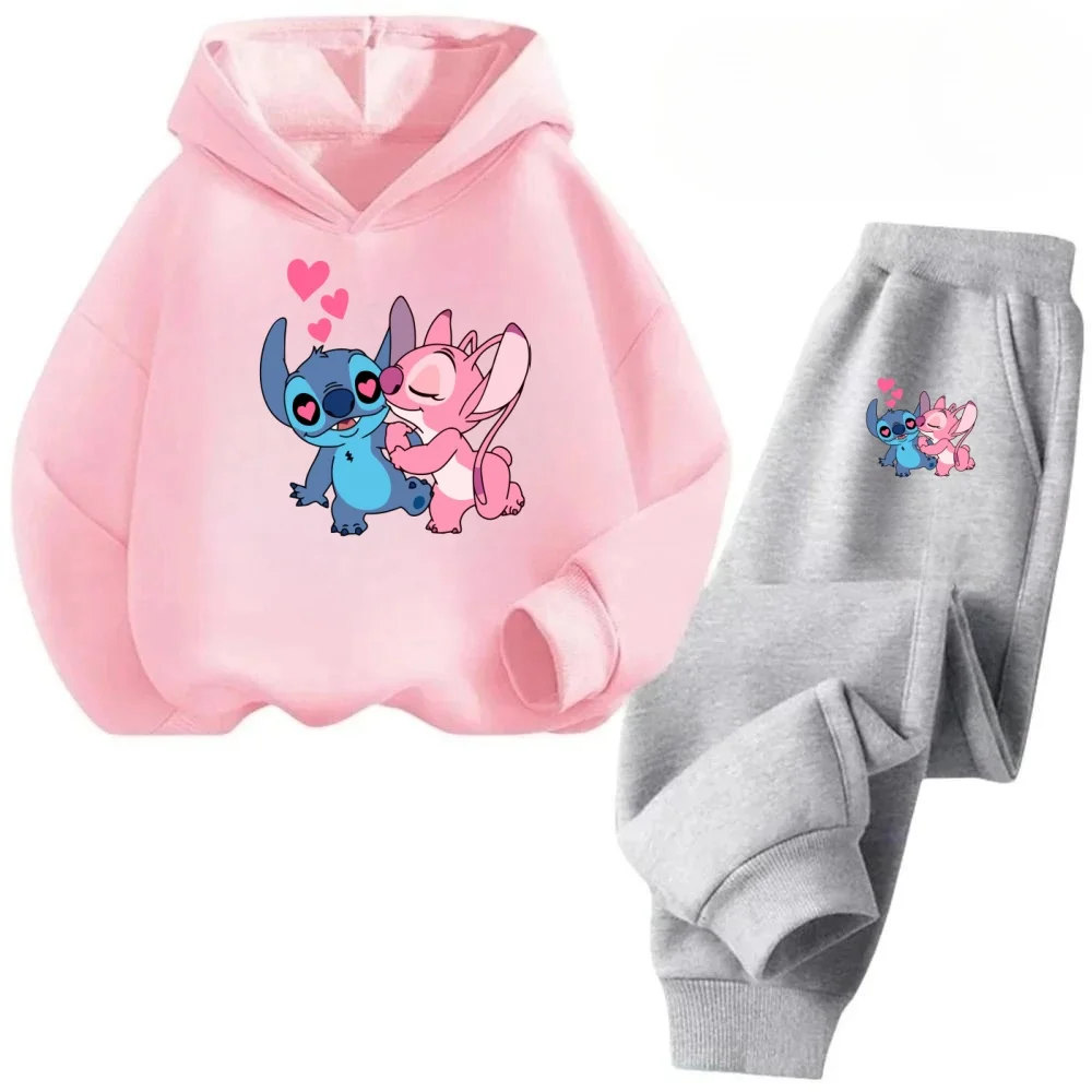 Stich Print Hoodies Casual Sweatshirt Stitch Anime Sonic Hoodie Y2k Sudadera Kids Day Gift Pokemoned Pullover Boy Girl Clothes