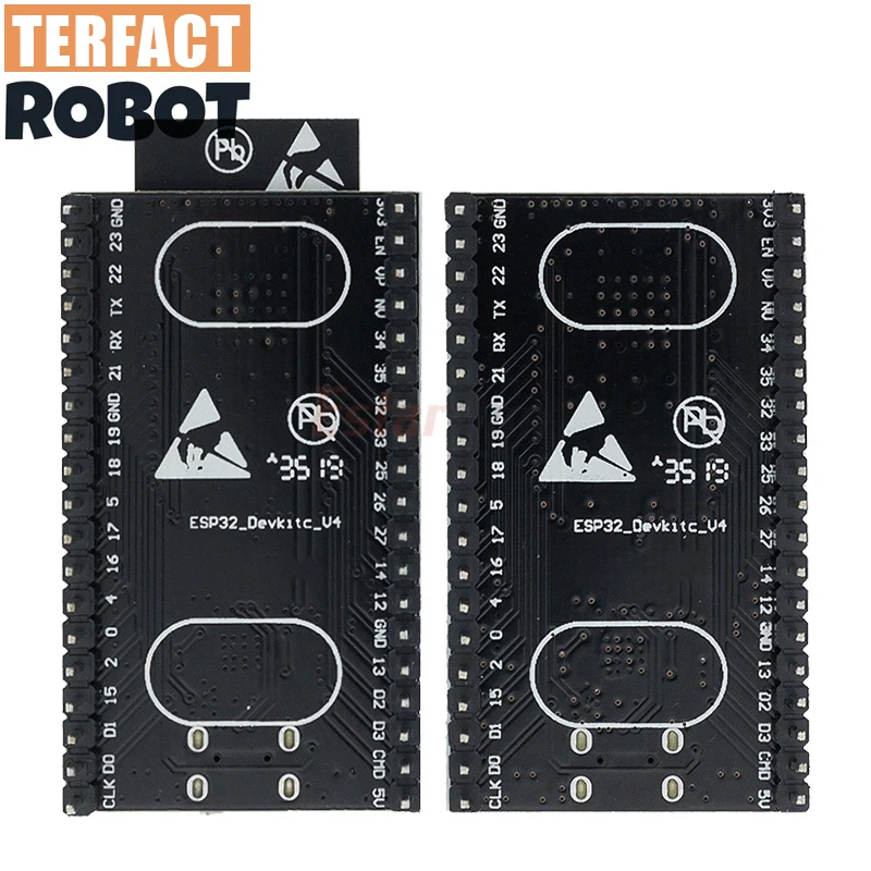 TERFACT ROBOT ESP32-DevKitC Kernbord Esp32 Ontwikkelbord ESP32-WROOM-32D ESP32-WROOM-32U Wifi Bluetooth Iot NodeMCU-32
