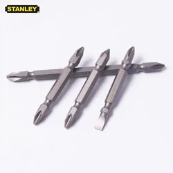 Stanley Precision 110mm 65mm Long Screwdriver Bits Shock-Proof Phillips Slotted PH2 Screwdriver Bit 1/4 Bit Drill HRC60 ±2 S2