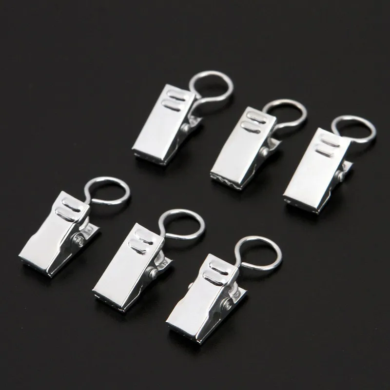 81 pcs Closed Curtain Hooks, Silver Closed Loop Design for Home Decoration, Easy Curtain Install great for Home Decoration