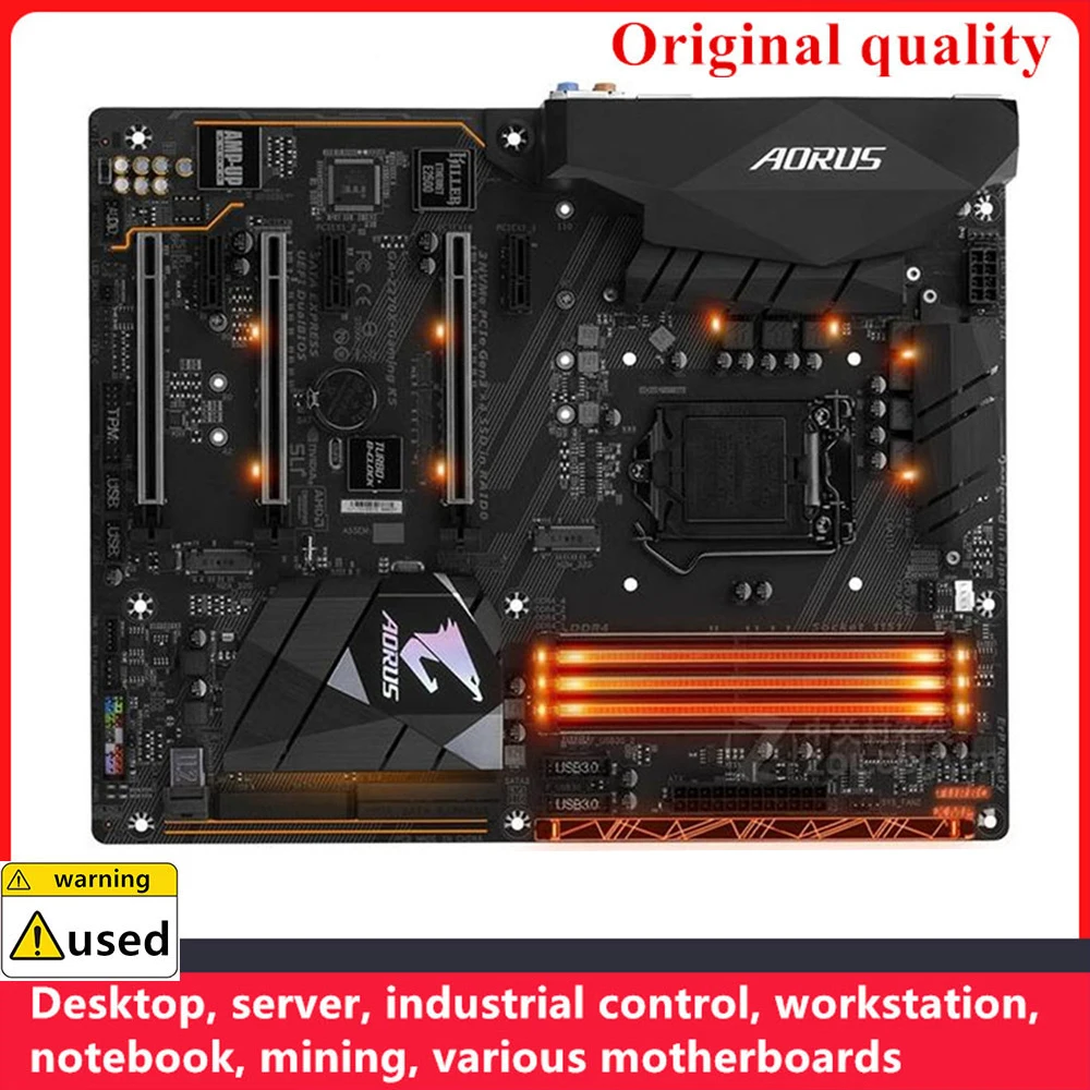 

For AORUS GA-Z270X-Gaming K5 Z270X-Gaming K5 Motherboards LGA 1151 DDR4 64GB ATX Intel Z270 Overclocking Desktop Mainboard