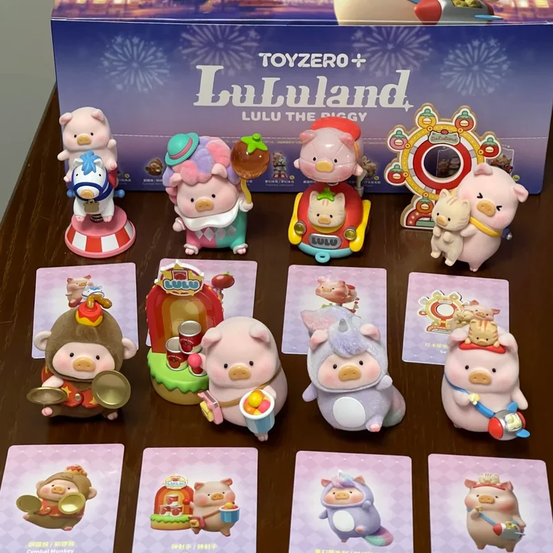 

Новая оригинальная консервированная еда Lulu Pig, красочная серия парков, модная игровая слепая коробка, украшение для рабочего стола, модель игрушки ручной работы, куклы, подарки