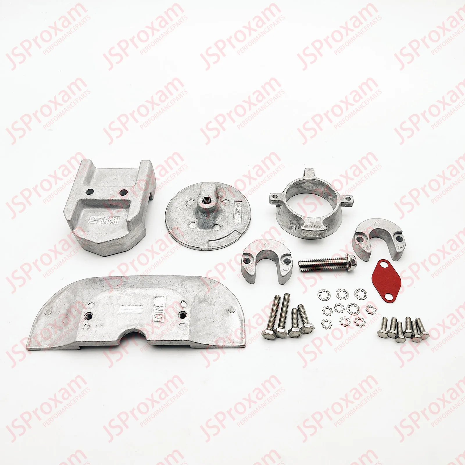 

20801AL 888756Q03 Replaces Fit For Mercruiser 888756Q01 888756A1 18-6158 95021 Alpha 1 Gen 2 W/ Hardware Aluminum Anode Kit