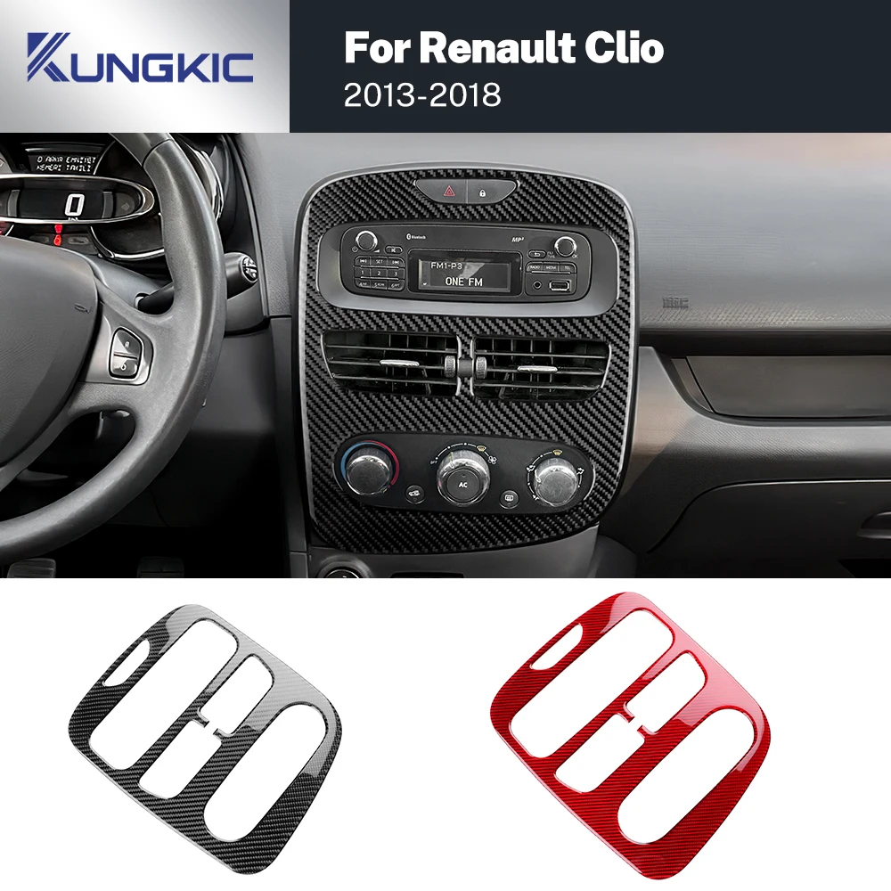 

Для Renault Clio 3 2013 2014 2015 2016 2017 2018 Настоящая мягкая наклейка из углеродного волокна LHD RHD Автомобильная центральная панель управления Аксессуары