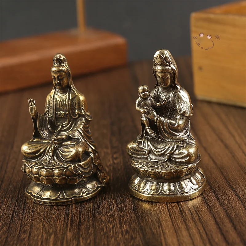 Avalokitesvara Guanyin Statue Home Decoration Goddess Of Mercy Religious Figurine For Indoor Living Room